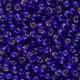 Miyuki seed beads 8/0 - Silverlined cobalt 8-20